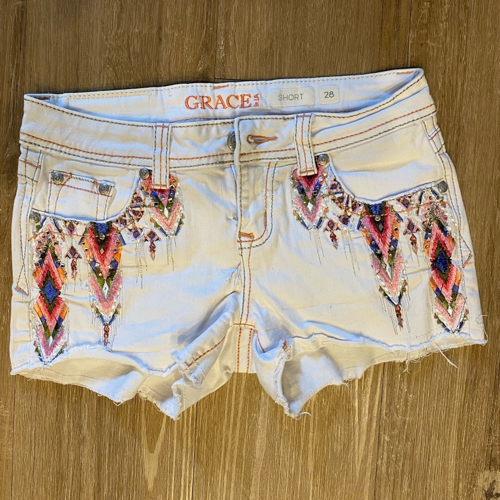 Bedazzled Short Shorts